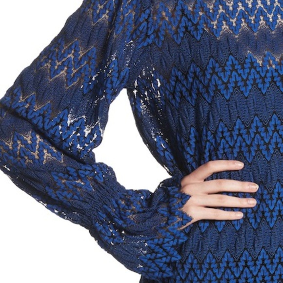 🆕️Free People Simone Mock Neck Lace Mini Dress - Picture 2 of 6